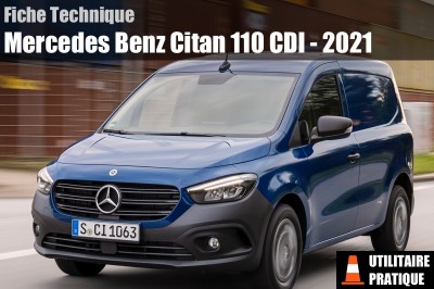 Fiche technique Mercedes Benz Citan 110 CDI 2021
