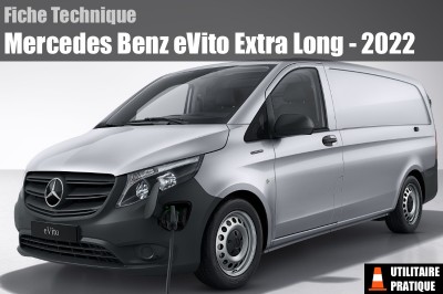 Fiche technique Mercedes Benz eVito Extra Long 2022